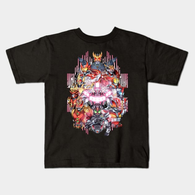 Passing Through Decade Kids T-Shirt by Ashmish